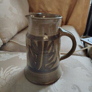 Signed Stoneware Water Jar Pottery